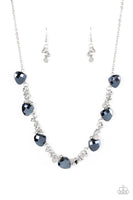 Paparazzi Sassy Super Nova - Necklace Blue Box 136