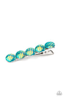 Paparazzi Mesmerizingly Mermaid - Hair Clip Blue Iridescent Box 122