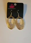 Paparazzi The HOLE Nine Yards - Exclusive Earrings Gold Box 123