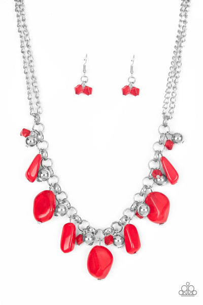 Paparazzi Grand Canyon Grotto - Necklace Red Box 86