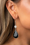 Paparazzi Smile for the Camera - Earrings Black Box 49