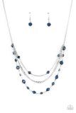 Paparazzi Goddess Getaway - Necklace Blue Box 136