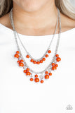 Paparazzi Beautifully Beaded - Necklace Orange Box 18