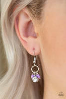 Paparazzi Twinkling Trinkets - Earrings Purple Box 37