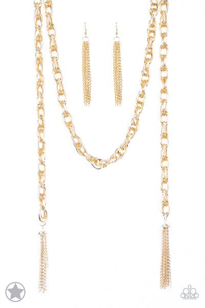 Paparazzi SCARFed for Attention - Necklace Gold Box 38
