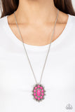 Paparazzi Mojave Medallion - Necklace Pink Box 77