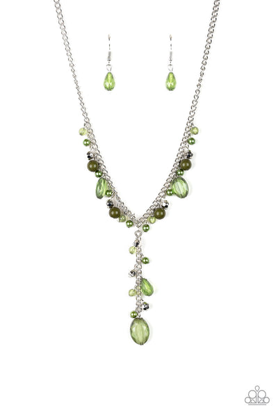Paparazzi Crystal Couture - Necklace Green Box 1