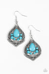 Paparazzi Malibu Mama - Earrings Blue Box 43