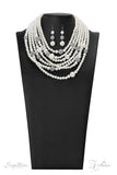 Paparazzi The Courtney - 2022 Zi Collection Necklace - White Pearls