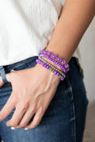 Paparazzi Layered Luster - Bracelet Purple Box 64
