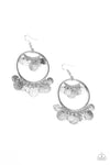 Paparazzi All-CHIME High - Earrings Silver Box 40