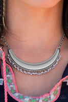 Paparazzi Fringe Out - Necklace Silver Box 12