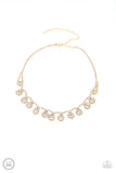 Paparazzi Princess Prominence - Choker Necklace Gold Box 129