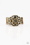 Paparazzi Fanciful Flower Gardens - Ring Brass Box 72