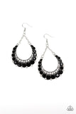 Paparazzi Once In A SHOWTIME - Earrings Black Box 19