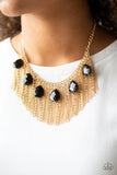 Paparazzi Vixen Conviction - Necklace Gold Box 95