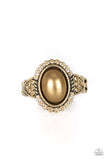 Paparazzi Pearl Party - Ring Brass Box 6