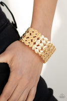 Paparazzi Tectonic Texture - Bracelet Gold Box 59