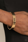 Paparazzi Hope Makes The World Go Round - Bracelet Gold Box 120