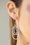 Paparazzi Desert Tempest - Earrings Black Box 41