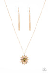 Paparazzi Formal Florals - Necklace Gold Box 127