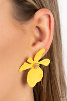 Paparazzi Hawaiian Heiress - Earrings Yellow Box 141