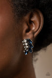 Paparazzi Flawless Fronds - Earrings Blue Box 128