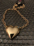 Paparazzi Heartbreakingly Blingy Necklace Gold REVERSIBLE Box 4