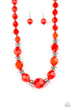 Paparazzi Dine and Dash - Necklace Red Box 116
