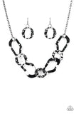 Paparazzi Capital Contour - Necklace Black Box 106