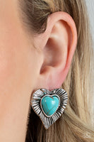 Paparazzi Rustic Romance - Earrings Blue Box 135