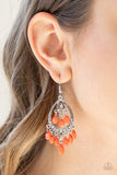 Paparazzi Gorgeously Genie - Earrings Orange Box 18
