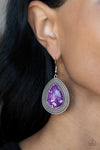 Paparazzi Terrazzo Tundra - Earrings Purple Stone Box 13