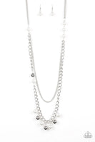 Paparazzi Modern Musical - Necklace White Box 117