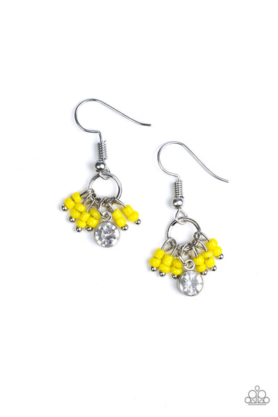 Paparazzi Twinkling Trinkets - Earrings Yellow Box 37
