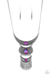 Paparazzi Lunar Enchantment - Oil Spill Necklace Pink Box 129