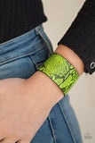 Paparazzi Its a Jungle Out There - Bracelet Green Box 63