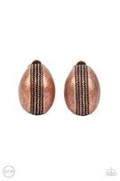 Paparazzi Classic Curves - Clip-On Earrings Copper Box 91