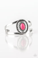 Paparazzi Deep In The TUMBLEWEEDS - Bracelet Pink Stone Box 86