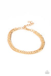 Paparazzi Very Valiant - Bracelet Gold Box 117