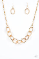 Paparazzi Boldly Bronx - Necklace Gold Box 91