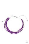 Paparazzi All Beaded Up - Bracelet Purple Box 112