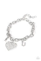 Paparazzi Declaration of Love - Bracelet White Box 130