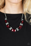 Paparazzi Flawlessly Famous - Necklace Red Box 126