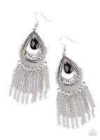 Paparazzi Scattered Storms - Earrings Black Box 67
