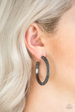 Paparazzi Dazzling Diamond-naire - Earrings Black Box 61