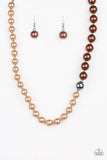 Paparazzi 5th Avenue A-Lister - Necklace Brown Box 91