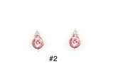 Paparazzi Starlet Shimmer - Earrings Pink Bows Hearts Shapes