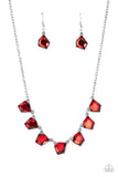 Paparazzi Experimental Edge - Necklace Red Box 142