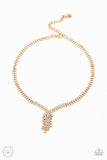 Paparazzi Ante Up - Necklace Gold Box 16
